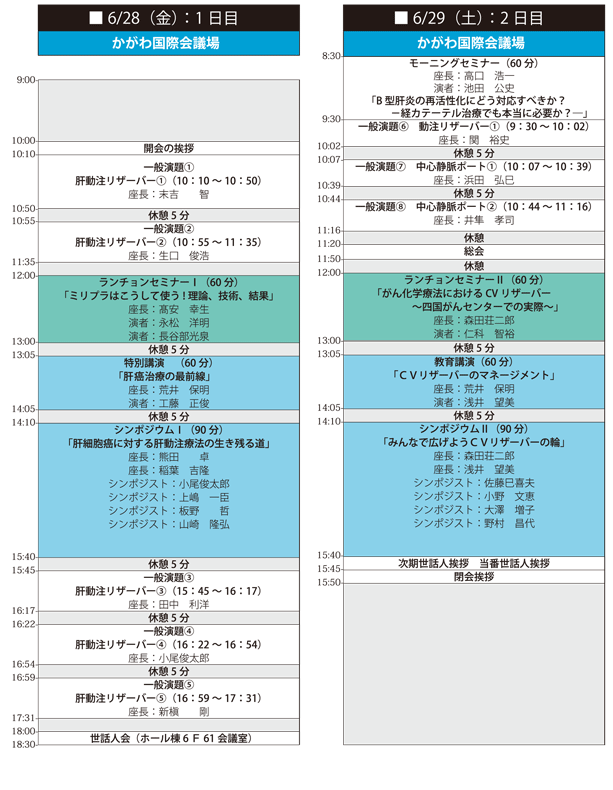 タイムテーブル